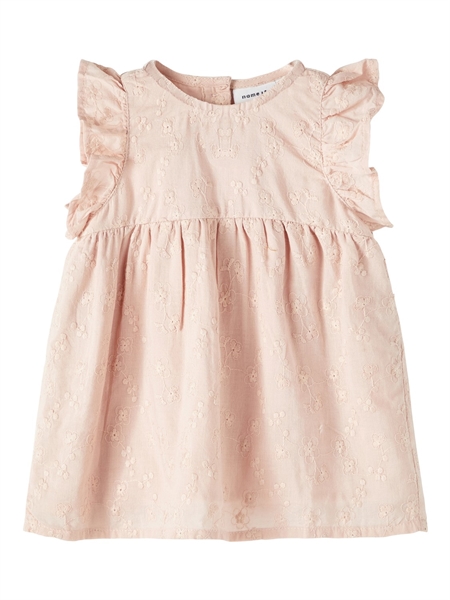 Billede af NAME IT Hulmønster Kjole Deliner Rose Smoke